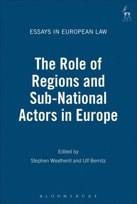 bokomslag The Role of Regions and Sub-National Actors in Europe