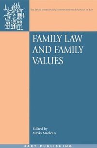 bokomslag Family Law and Family Values