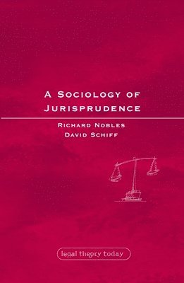 bokomslag Sociology of Jurisprudence