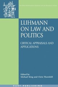bokomslag Luhmann on Law and Politics
