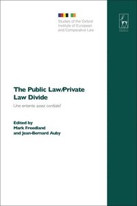 bokomslag The Public Law/Private Law Divide