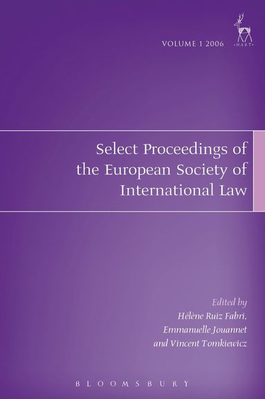 bokomslag Select Proceedings of the European Society of International Law, Volume 1 2006