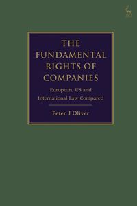 bokomslag Fundamental Rights of Companies