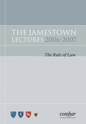 bokomslag The Jamestown Lectures 2006-2007