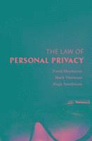 bokomslag The Law of Personal Privacy