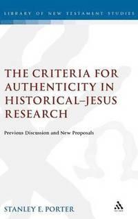 bokomslag Criteria for Authenticity in Historical-Jesus Research