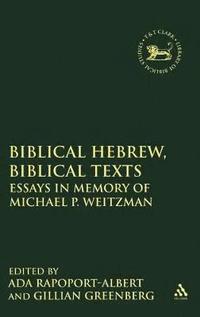 bokomslag Biblical Hebrew, Biblical Texts