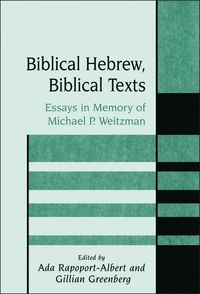 bokomslag Biblical Hebrew, Biblical Texts