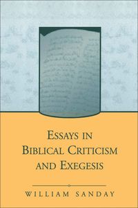 bokomslag Essays in Biblical Criticism and Exegesis