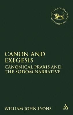 William John Lyons, William J. Lyons, Andrew Mein - Canon and Exegesis, Inbunden