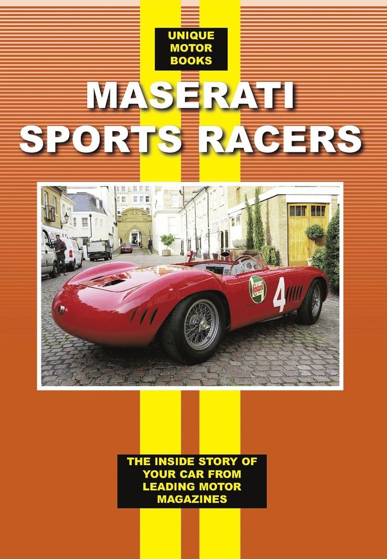 Colin Pitt - Maserati Sports Racers, Häftad