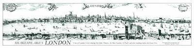 VISSCHER VIEW OF LONDON POSTER 1