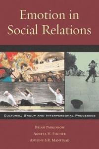 bokomslag Emotion in Social Relations