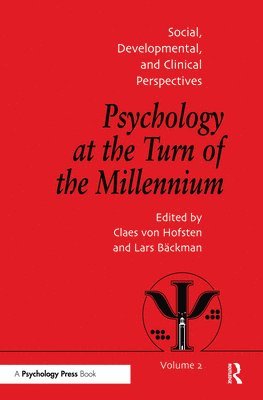 Psychology at the Turn of the Millennium, Volume 2 1