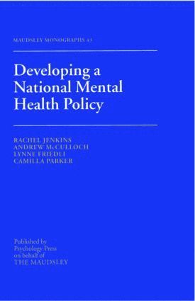 bokomslag Developing a National Mental Health Policy