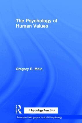 Gregory R Maio - Psychology of Human Values, Inbunden