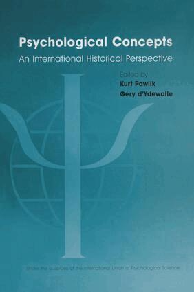 Kurt Pawlik, Gery d'Ydewalle - Psychological Concepts, Inbunden