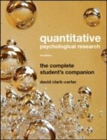 bokomslag Quantitative Psychological Research: The Complete Student's Companion
