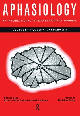 Madeline Cruice - Access and Inclusion Issues with Aphasia, Häftad