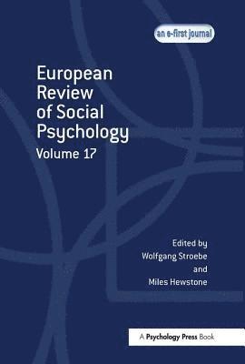 European Review of Social Psychology: Volume 17 1
