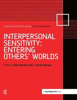 bokomslag Interpersonal Sensitivity: Entering Others' Worlds
