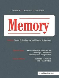 bokomslag From Individual to Collective Memory: Theoretical and Empirical Perspectives