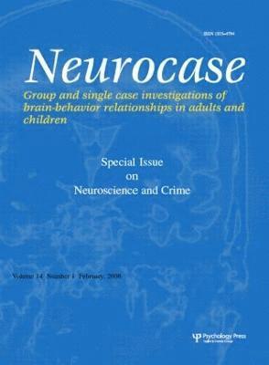 Neuroscience and Crime 1