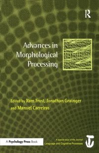 bokomslag Advances in Morphological Processing