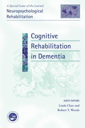 Cognitive Rehabilitation in Dementia