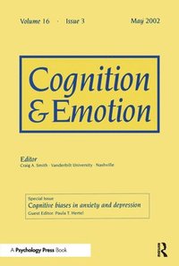 bokomslag Cognitive Biases in Anxiety and Depression