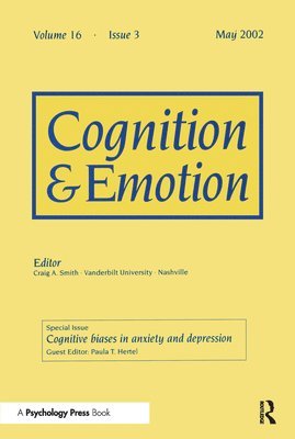 bokomslag Cognitive Biases in Anxiety and Depression