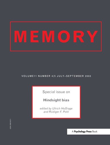 Ulrich Hoffrage, Rüdiger Pohl - Hindsight Bias, Häftad