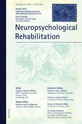 bokomslag Cognitive Neuropsychology and Language Rehabilitation