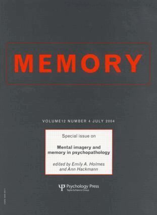 Emily A. Holmes, Ann Hackmann - Mental Imagery and Memory in Psychopathology, Häftad