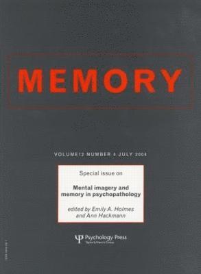 bokomslag Mental Imagery and Memory in Psychopathology