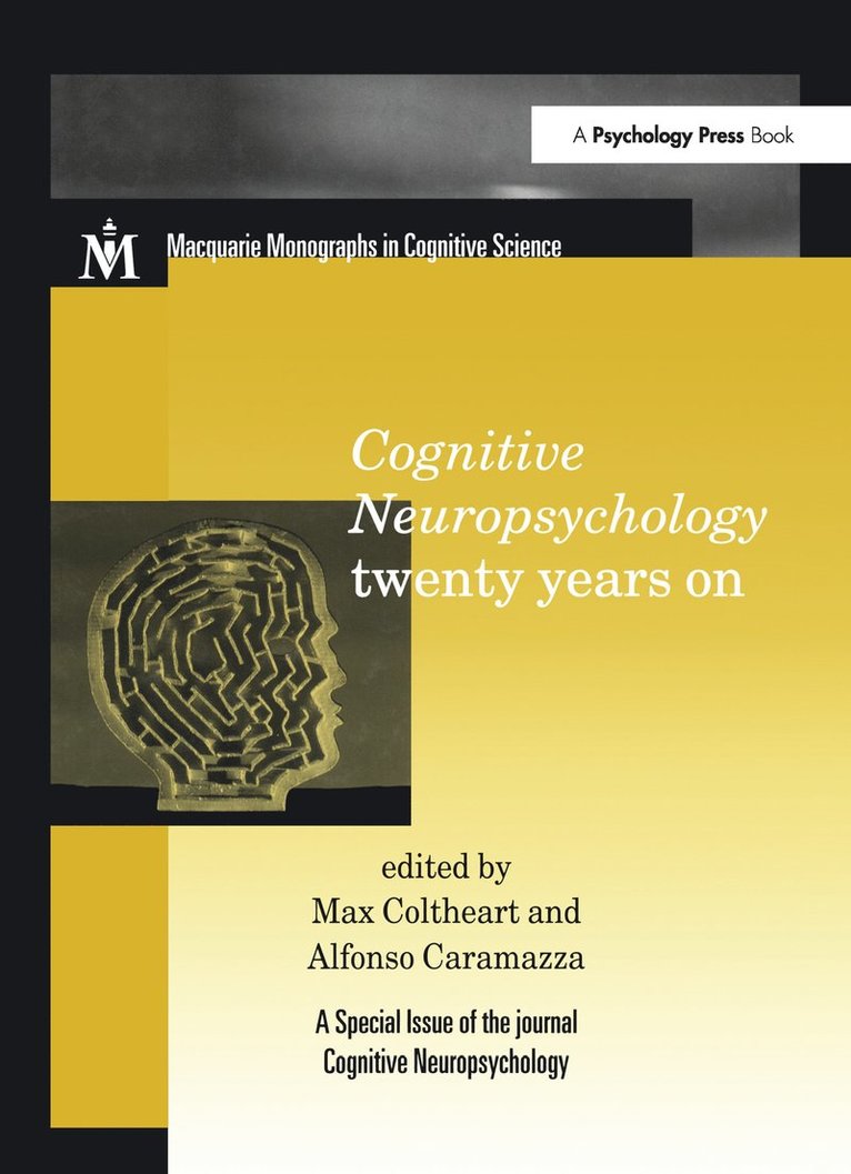 MAX COLTHEART, Alfonso Caramazza, Max Coltheart - Cognitive Neuropsychology Twenty Years On, Inbunden