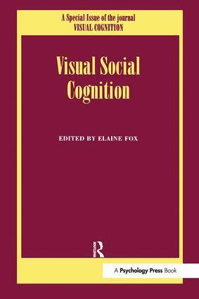 Elaine Fox - Visual Social Cognition, Inbunden
