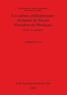 Les Salines Prehispaniques Du Bassin De Sayula (Occident Du Mexique) 1