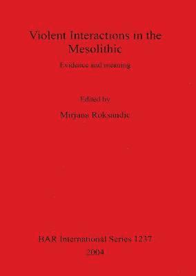Mirjana Roksandic - Violent Interactions in the Mesolithic, Häftad