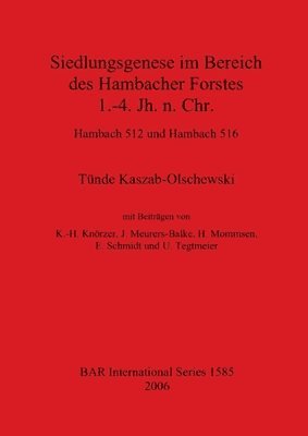 Siedlungsgenese im Bereich des Hambacher Forstes  1.-4. Jh. N. Chr. - Hambach 512 und Hambach 516 1