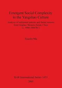 bokomslag Emergent Social Complexity in the Yangshao Culture
