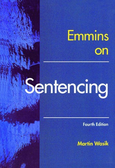 bokomslag Emmins on Sentencing