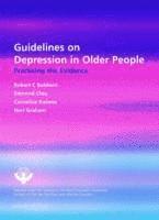 bokomslag Guidelines on Depression in Older People