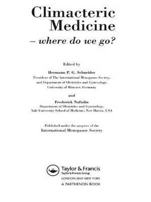 Climacteric Medicine - Where Do We Go? 1