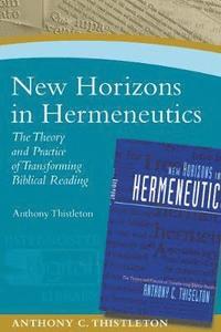 bokomslag New Horizons in Hermeneutics