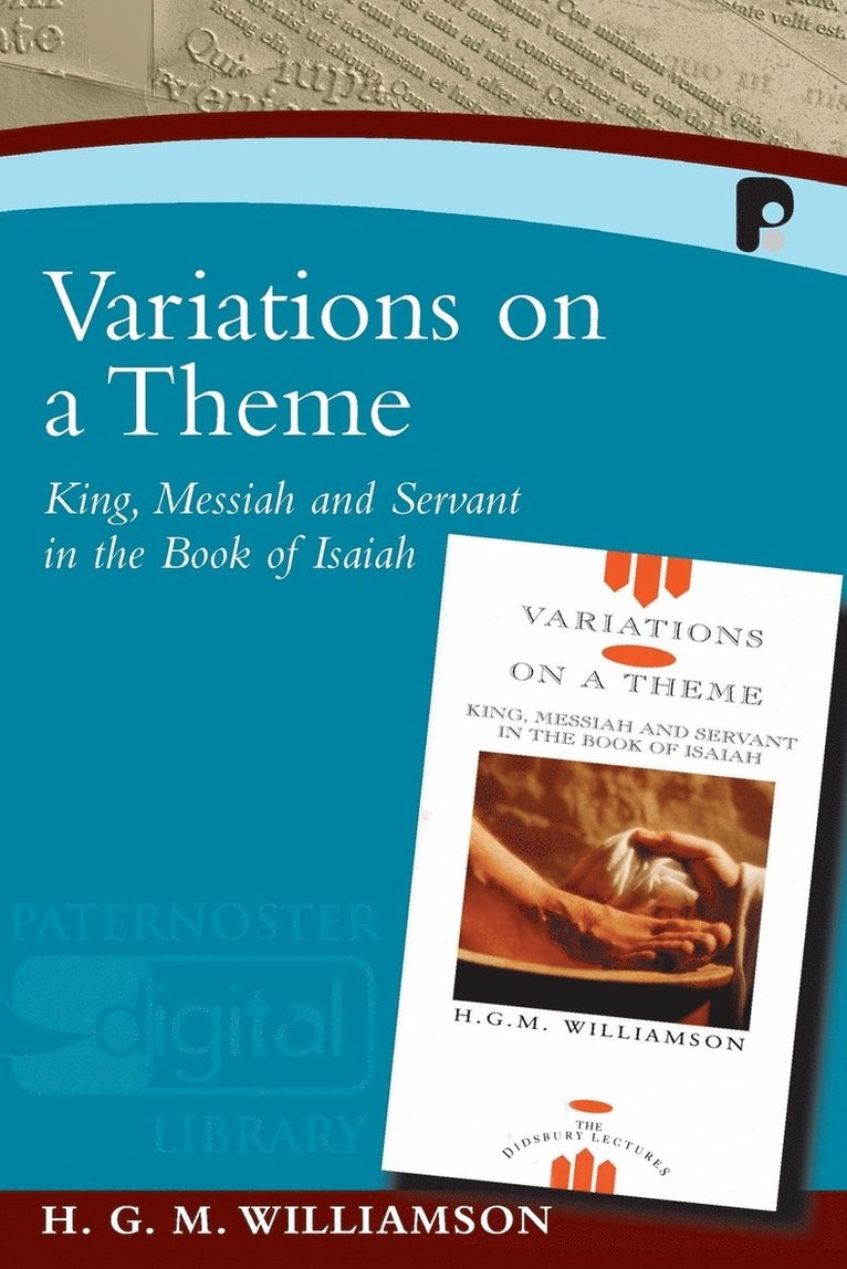 H G M Williamson, H. G. M. Williamson - Variations on a Theme, Häftad