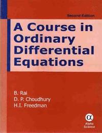 bokomslag A Course in Ordinary Differential Equations