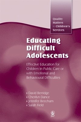 Educating Difficult Adolescents 1