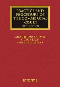 bokomslag Practice and Procedure of the Commercial Court