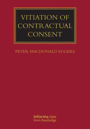 Peter MacDonald Eggers - Vitiation of Contractual Consent, Inbunden
